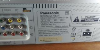 Panasonic DVD VHS Home Theater SA - HT830V 5 Disc RARE 3 WAY COMBO VTG 7