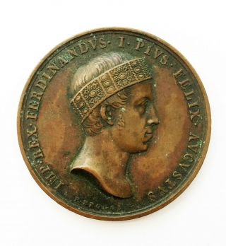 Medal Austria Ferdinando I - Imp Rex Ferdinandus I Pius Felix Augustus - Broggi