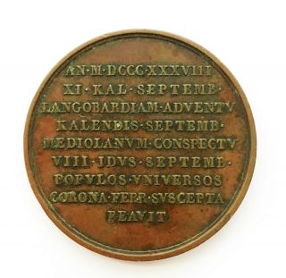 MEDAL Austria Ferdinando I - Imp Rex Ferdinandus I Pius Felix Augustus - Broggi 2