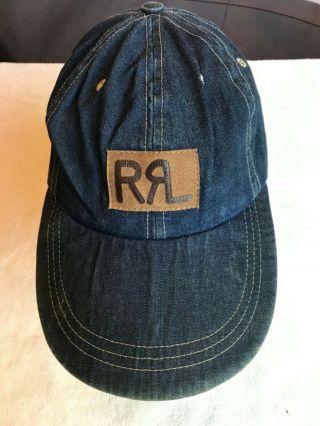 Rrl Ralph Lauren Vintage Denim Hat From 1993