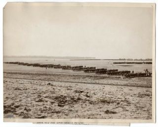 1915 Canadian Soldiers Waiting To Be Reviewed By King Salisbury Plain News Photo