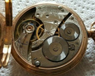 Antique 9ct Gold Waltham Full Hunter pocket watch in GWO 5