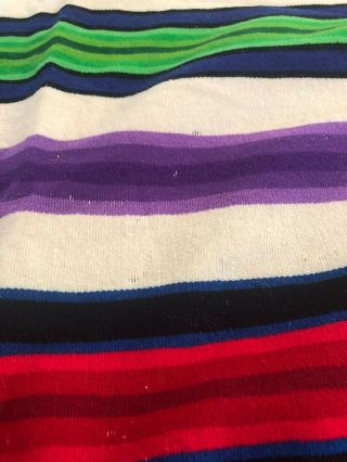 Vtg Beaver State Pendleton Wool Saltillo Serape Robe Shawls Rare Style 70X56 5