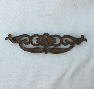 Vintage Pressed Brass Drawer Pull with Keyhole Design BPC184 2