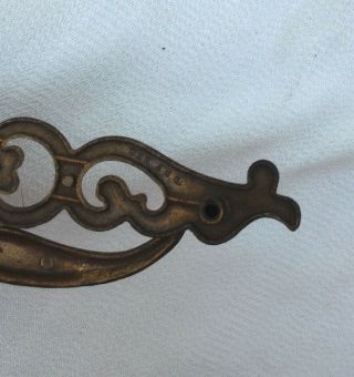 Vintage Pressed Brass Drawer Pull with Keyhole Design BPC184 3