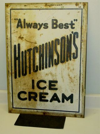 Vintage Advertising Sign Hutchinson 