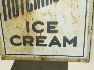 Vintage Advertising Sign Hutchinson ' s Ice Cream,  Dairy Always Best 4