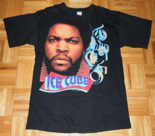 Ice Cube Bootleg Rap Tee Vintage 90s Boyz In The Hood NWA DRE Tupac Wu Tang 2