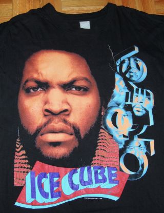 Ice Cube Bootleg Rap Tee Vintage 90s Boyz In The Hood NWA DRE Tupac Wu Tang 3