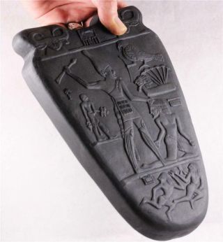 Narmer Palette Record From The First Times - Ancient Egyptian Relief Sculpture