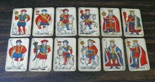 Antique 1848 48 Vintage French Playing Cards B.  P.  Grimaud Naipes ? Tarot ?