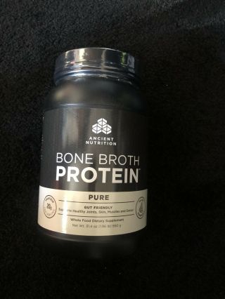 Ancient Nutrition Bone Broth Protein - Pure - Serving Approx 40.