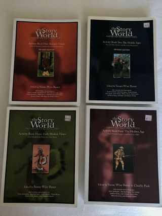 The Story Of The World Activity Books Vol.  1 - 4 Ancients - Modern