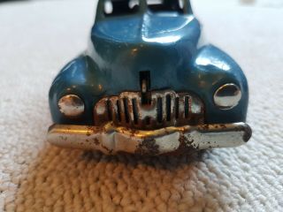 Tin Toy CAR JNF Version,  BLUE,  1949 - 1955,  U.  S.  Zone Germany 6