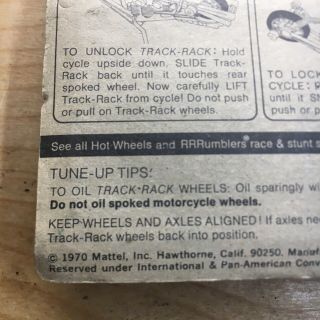 Vintage Mattel Hot Wheels Rrrumblers - OLD STOCK 3