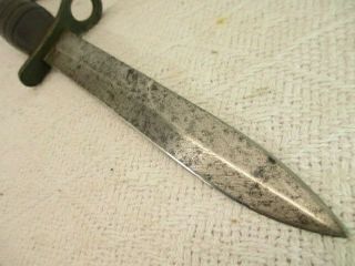 WWII US M4 Case Carbine Rifle Bayonet Knife with M8 Scabbard 5