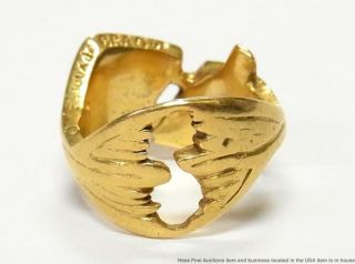 Georges Braque 18k Gold Arethusa Fish Ring Bijoux Heger de Lowenfeld Paris 5
