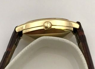 Omega Contellation Jaune Automatic 18K Yellow Gold Women ' s Vintage Watch 12