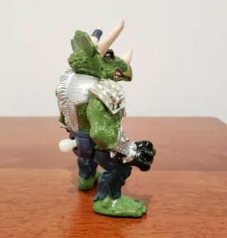 Vintage Teenage Mutant Ninja Turtles 1994 Shogun Triceraton Figure Very Rare 4