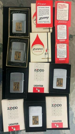 5 Vintage Zippo Lighters Wheelabrator Frye Inc 6