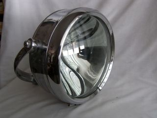 Vintage - Chrome One Mile Ray 500 Marine 10 Inch Spot Search Light Boat 12