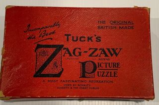 Vintage Tuck’s Zag - Zaw Wooden Jigsaw.