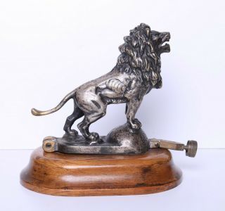 Antique Bronze Gräf & Stift Lion Car Mascot 1935
