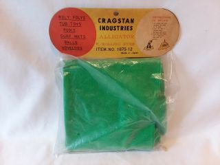 Vintage 1960s Cragstan inflatable Alligator roly poly tub pool water toy 4