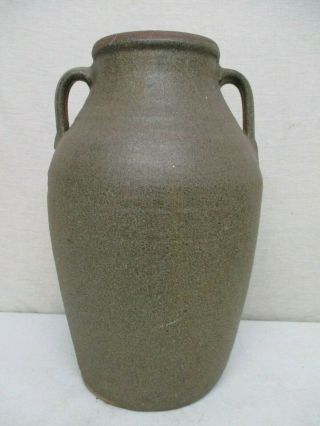 Antique Catawba Valley Pottery Crock Pot North Carolina Double Handle 20 " Ht