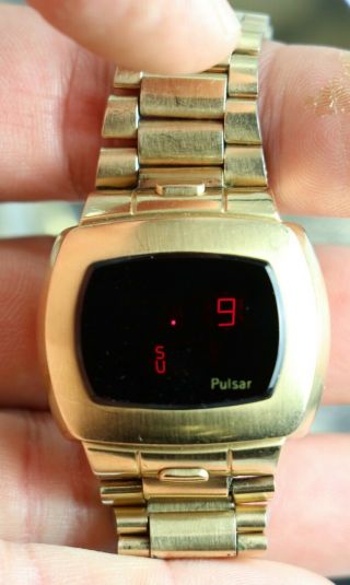 Vintage Pulsar Digital LED Wristwatch Circa 1970s 2