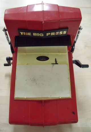 Vintage 1964 The Big Press Printing Set by Ideal w/ Box Rare Old Toy Antique 5