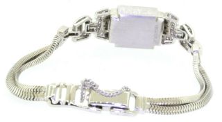 Antique Platinum elegant 2.  18CTW VS/F - G diamond cluster center link bracelet 6