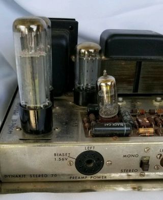 Vintage Dynaco Dynakit Stereo 70 Tube Type Power Amplifier 11