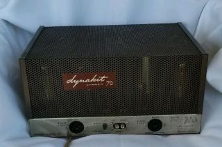 Vintage Dynaco Dynakit Stereo 70 Tube Type Power Amplifier