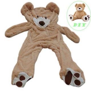 160cm Huge Giant Plush Brown Teddy Bear Big Stuffed Animal Soft Cotton Toy Gift