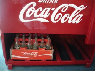 Coca Cola Cooler Ice Store Soda Pop Metal Coke Antique Westinghouse Bottles USA 3