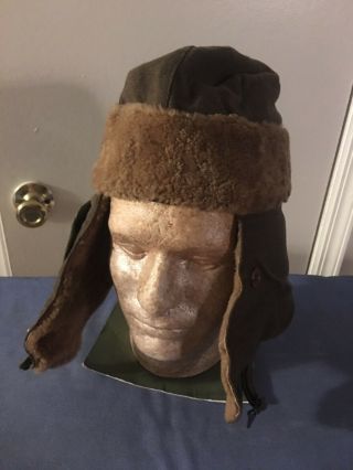 Rare Pre War Usmc Iceland Wool Hat Size 71/8 6