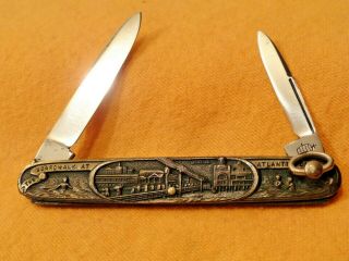 vintage D.  Peres solingen turn ring pocket knife rare antique pocket knife 9