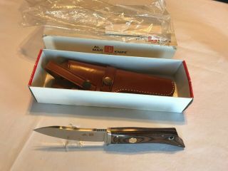 Vintage Al Mar 8505 Gunstock Fixed Blade Knife Made In Seki Japan Nib