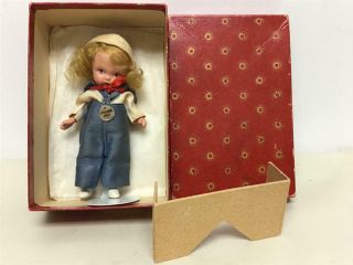 Rare Vintage Nancy Judy Ann Storybook Sport Series " Sailing " Doll W/sunburst Box