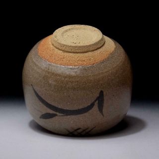 LL7: Japanese pottery Tea Bowl,  Karatsu ware by Famous potter,  Takanobu Myokenya 7