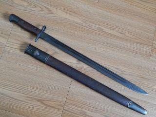 Ww1 British / Australian Model 1907 Bayonet & Scbard Dated 1912 Marked 2nd M D
