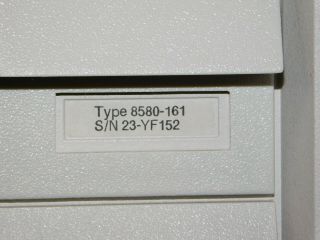 Vtg 1989 IBM 8580 80 386 Personal System PS/2 Desktop Computer Floppy Disk Drive 3