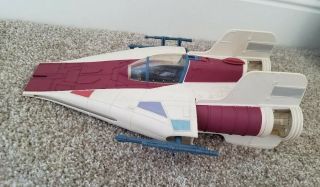 Vintage Star Wars 1985 A - WING Fighter with Pilot 3
