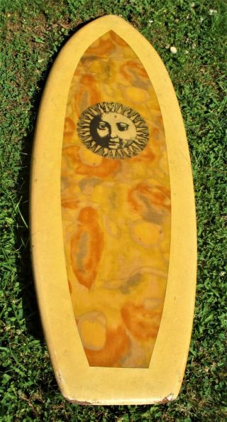 Vtg 1964 48 " Dextra Surfboard Belly Board Body Board Pop Out Acid Splash Rare