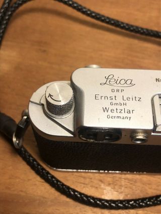 Leica IIIF Chrome body made 1953 Vintage 8