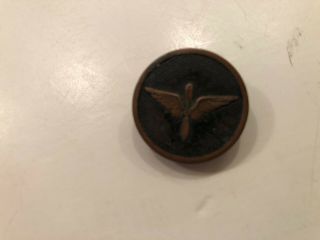 Rare World War I Ww I Us Army Air Service Enlisted Man Collar Disc;