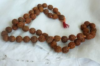 Vintage/antique Hand Carved Chinese Prayer Worship Beads - Religous