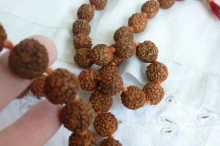 VINTAGE/ANTIQUE HAND CARVED CHINESE PRAYER WORSHIP BEADS - RELIGOUS 5