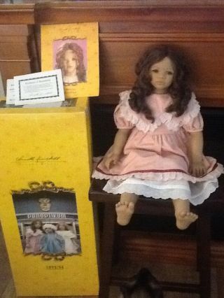 Annette Himstedt Doll Lona box & Human Hair & Lashes 2
